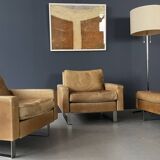 COR Leather Sofa Set (one sofa, two armchairs, one coffee table)
