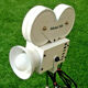 Metal Lamp to Pose Vintage Camera "Hollywood Studio"