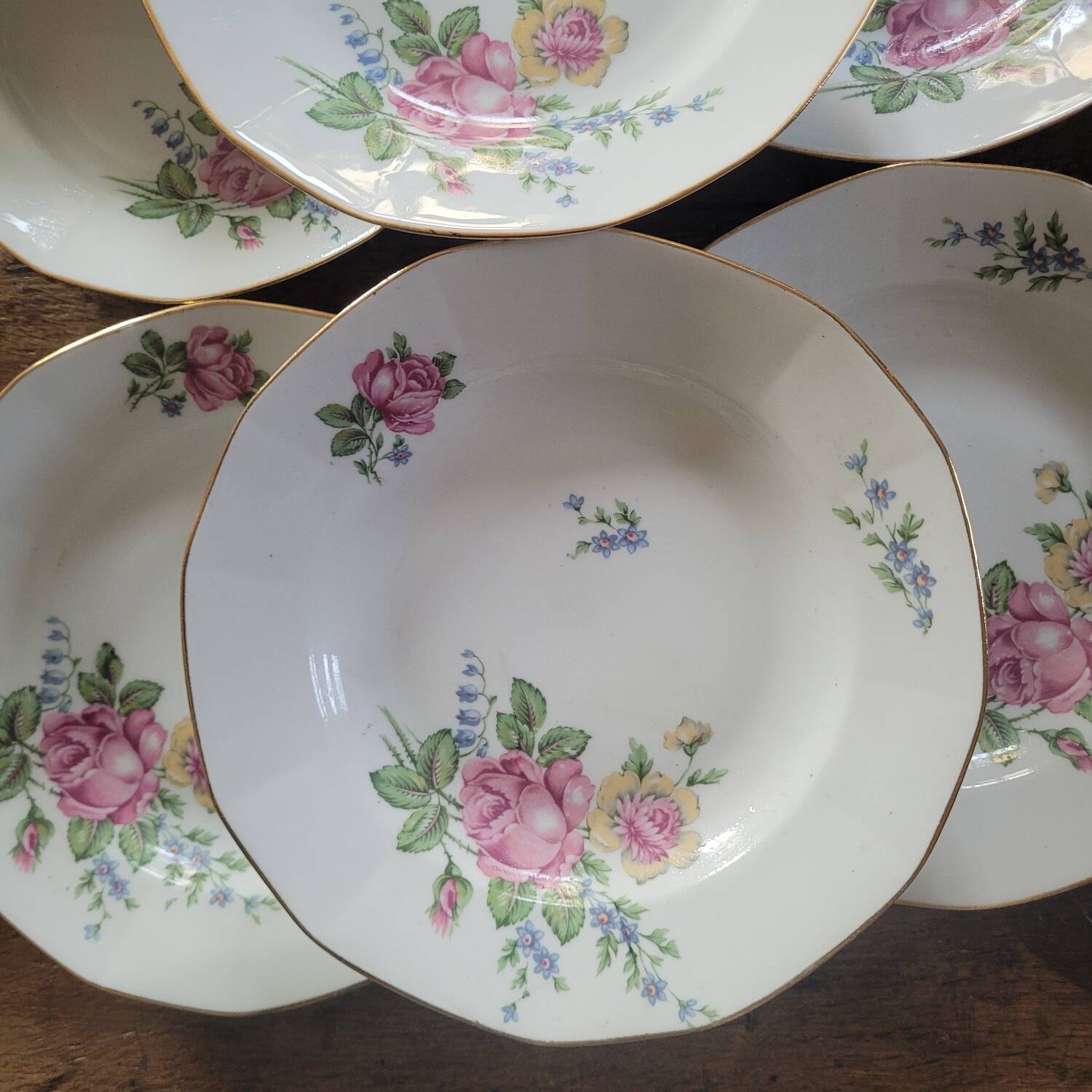 10 Limoges Porcelain Pans Plates – Circa 1915