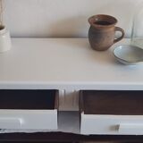 Old white parisian buffet