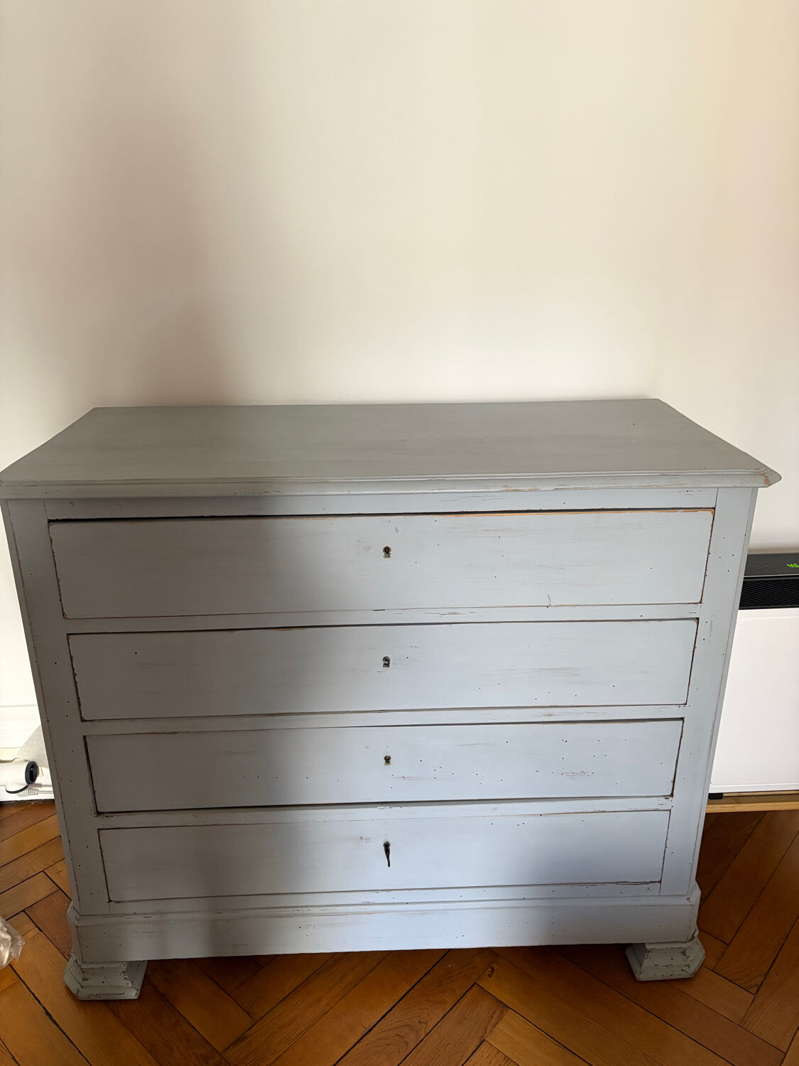 Commode en bois vintage