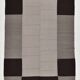 Tapis Kilim contemporain gris noir vintage 8x10, 225x325 cm