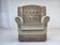 1970s, Danish armchair, original condition, furniture velour, beech wood.