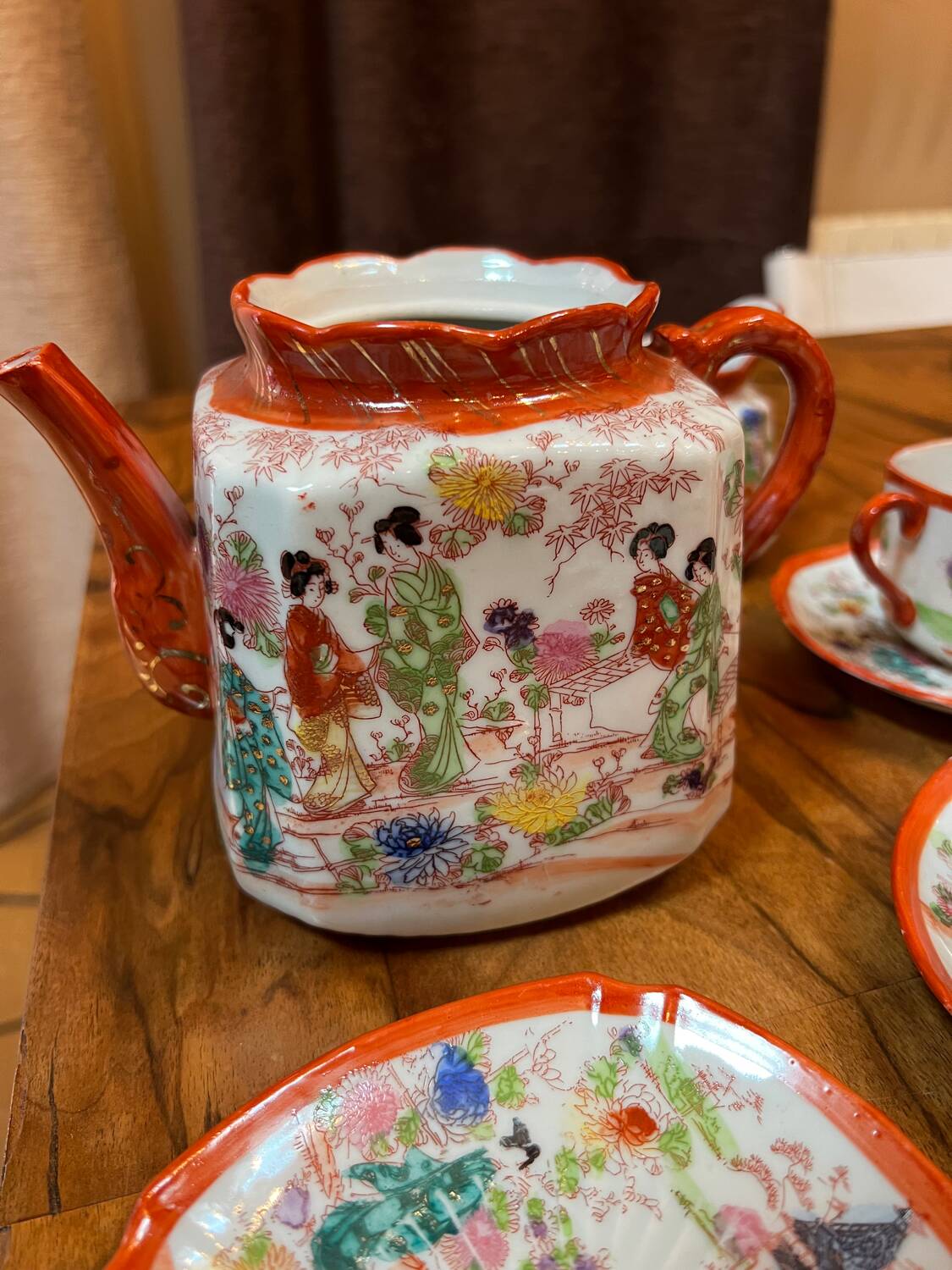 Japanese porcelain service