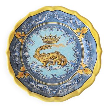 Earthenware plate Blois