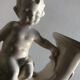 Antique porcelain candlestick