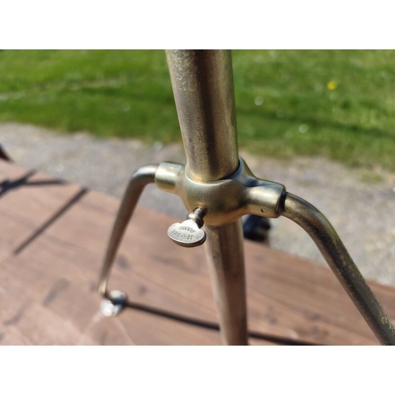 Pair of bronze shop shelves 1900 Siegel Paris