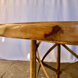 Dining table 1960 cannage and glass