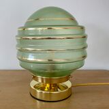 Psoer globe lamp vintage art deco
