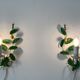 Pair of Italian metal lemon sconces, Firenze House, 1970