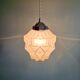 Art Deco frosted glass pendant, 1920s-30s