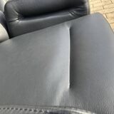 2x Chaise Joe Colombo Elda Longhi noir sur noir, état showroom !