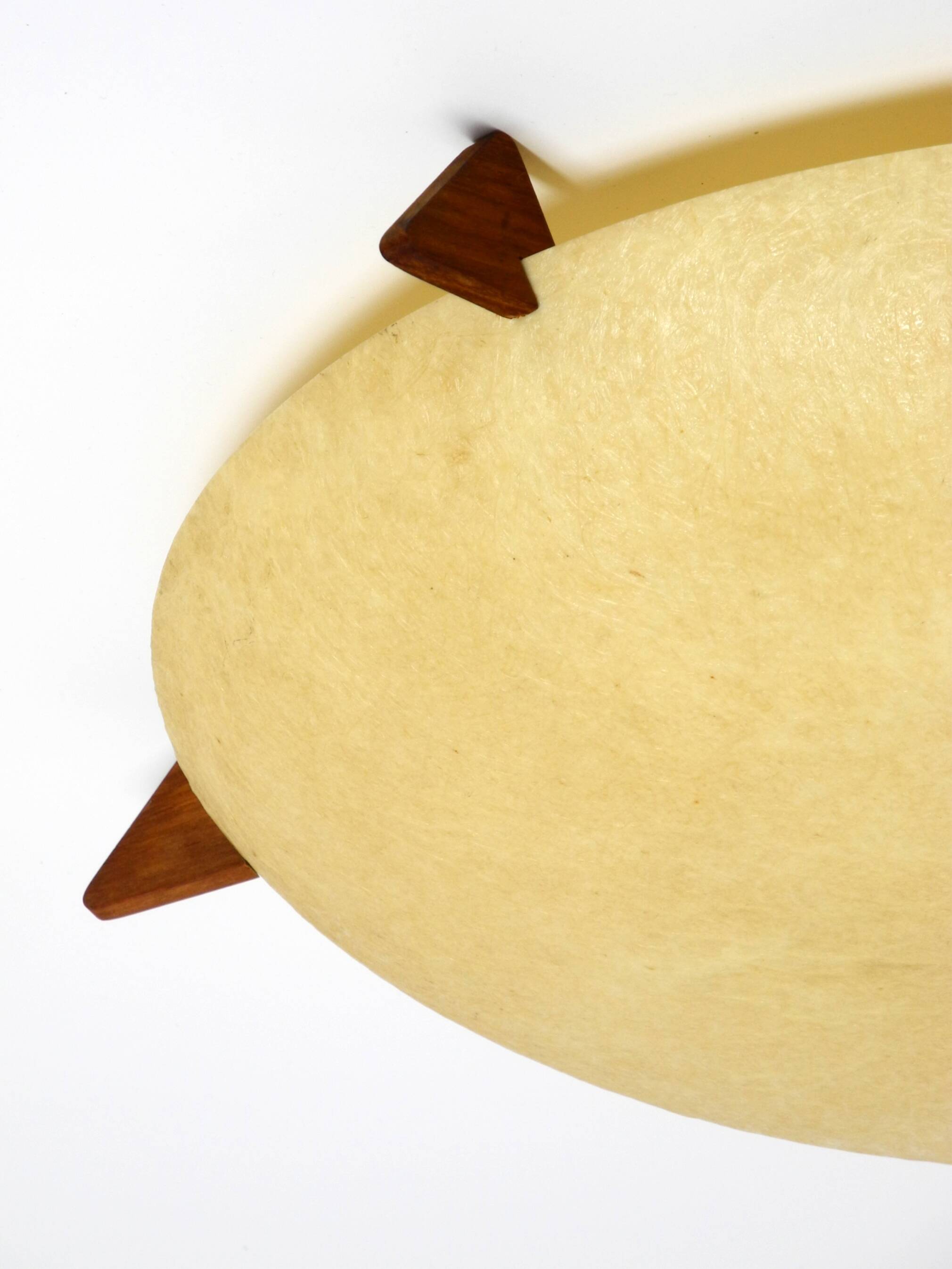 Beautiful original Mid Century Modern fiberglass ceiling or wall lamp