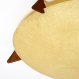 Beautiful original Mid Century Modern fiberglass ceiling or wall lamp