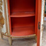 Paire de cabinets  italiens demi-lune