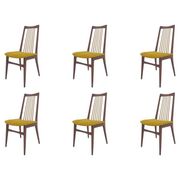 Set of Six Mid Century Dining Chairs, Denmark, 1970s