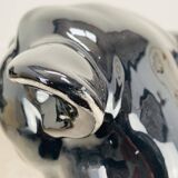 Black panther in ceramic floor 76 cm