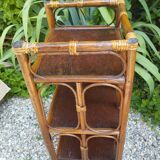 Rattan shelf