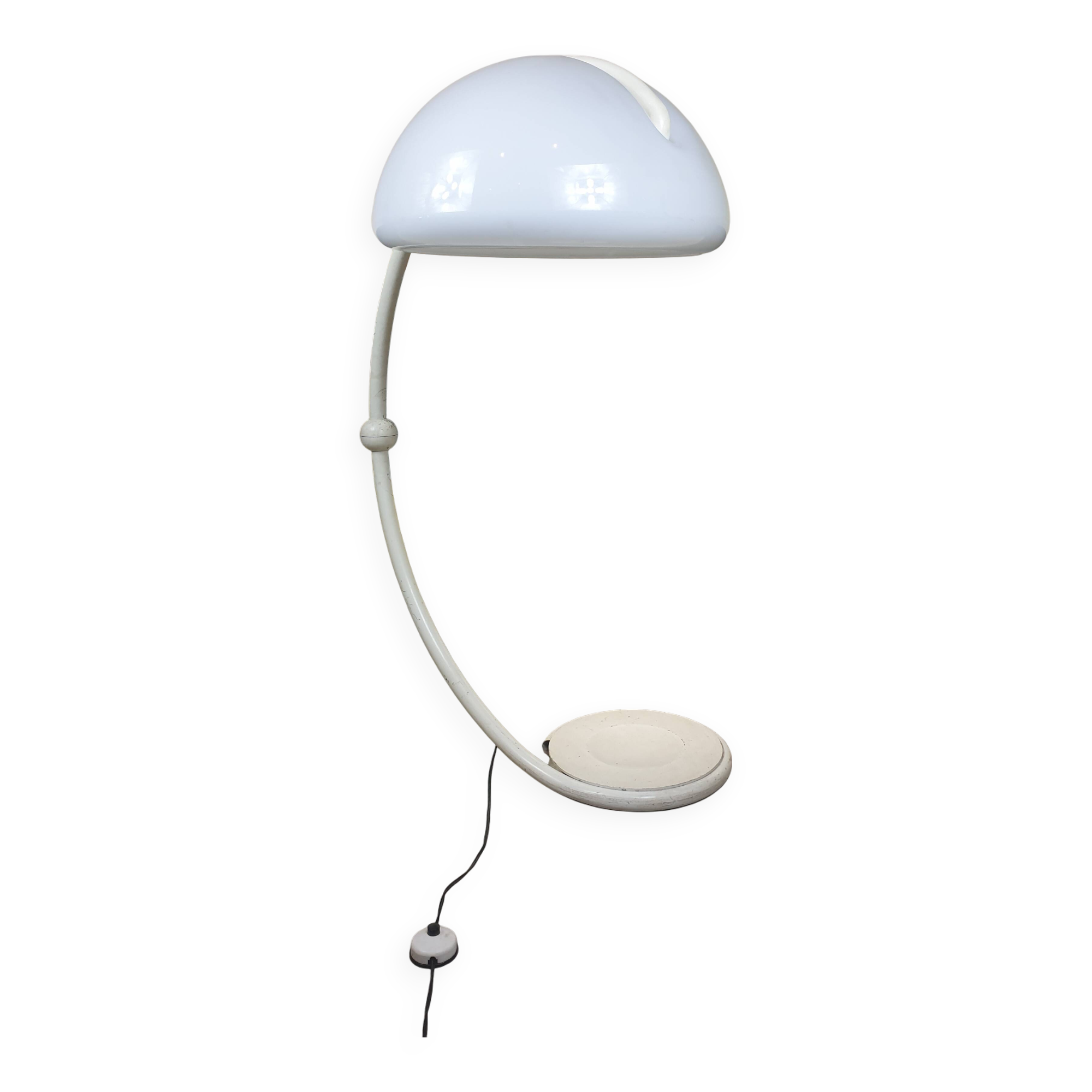 serpentine floor lamp by Elio Martinelli for Martinelli Luce