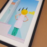Framed screen printing