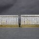 Pair of Austrian mid-century brass and acrylic wall lights, 1970s