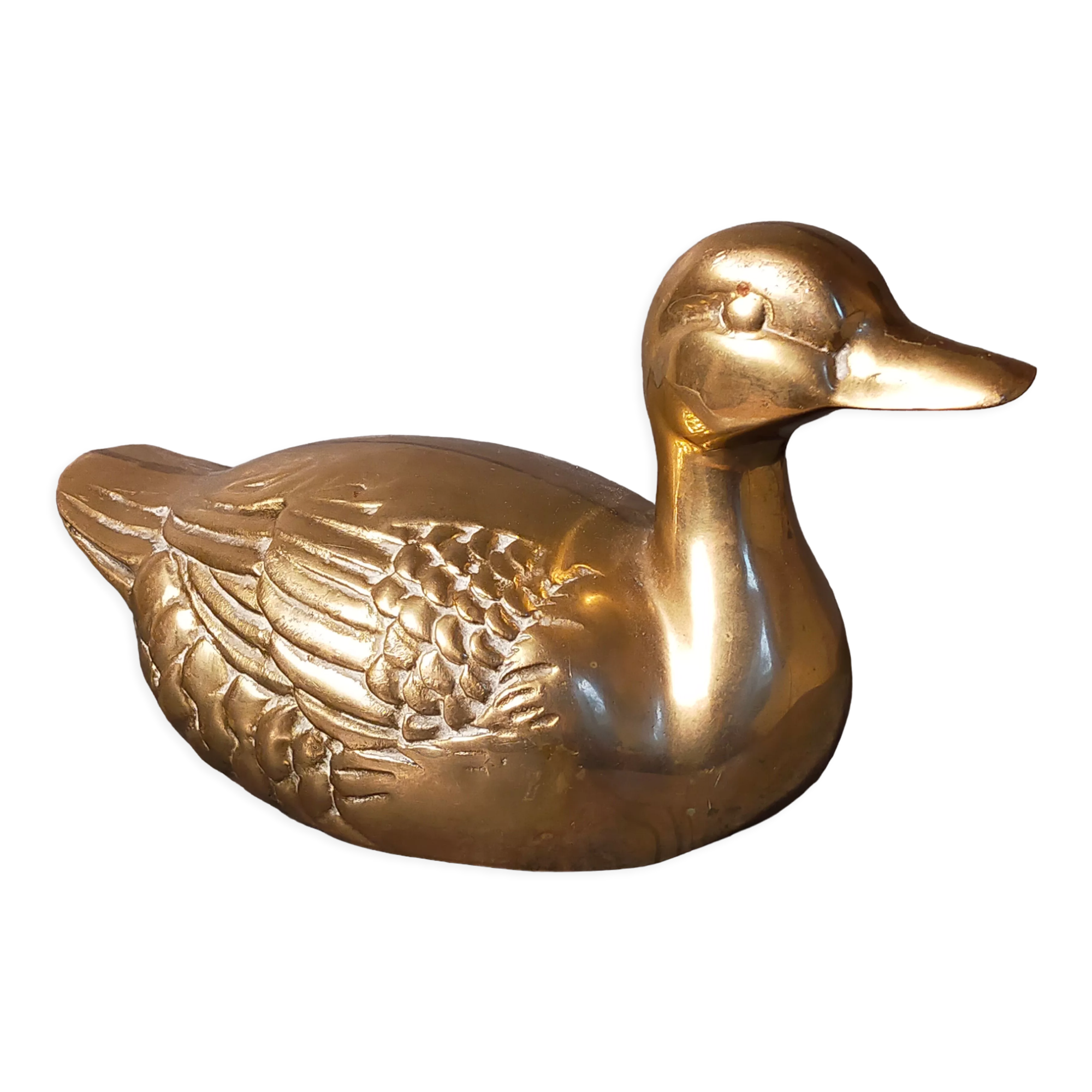 PRODUCT POP UP CHRISTMAS 2022 Duck in solid brass