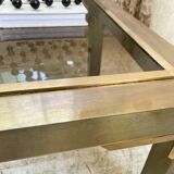 Table basse en laiton années 60