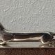 12 antique silver-plated bronze knife rests in modern art deco animal designs.