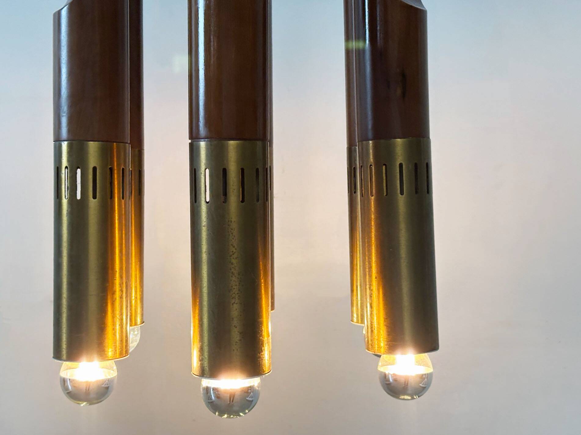 Italian "Marziale" chandelier by Angelo Brotto for Esperia