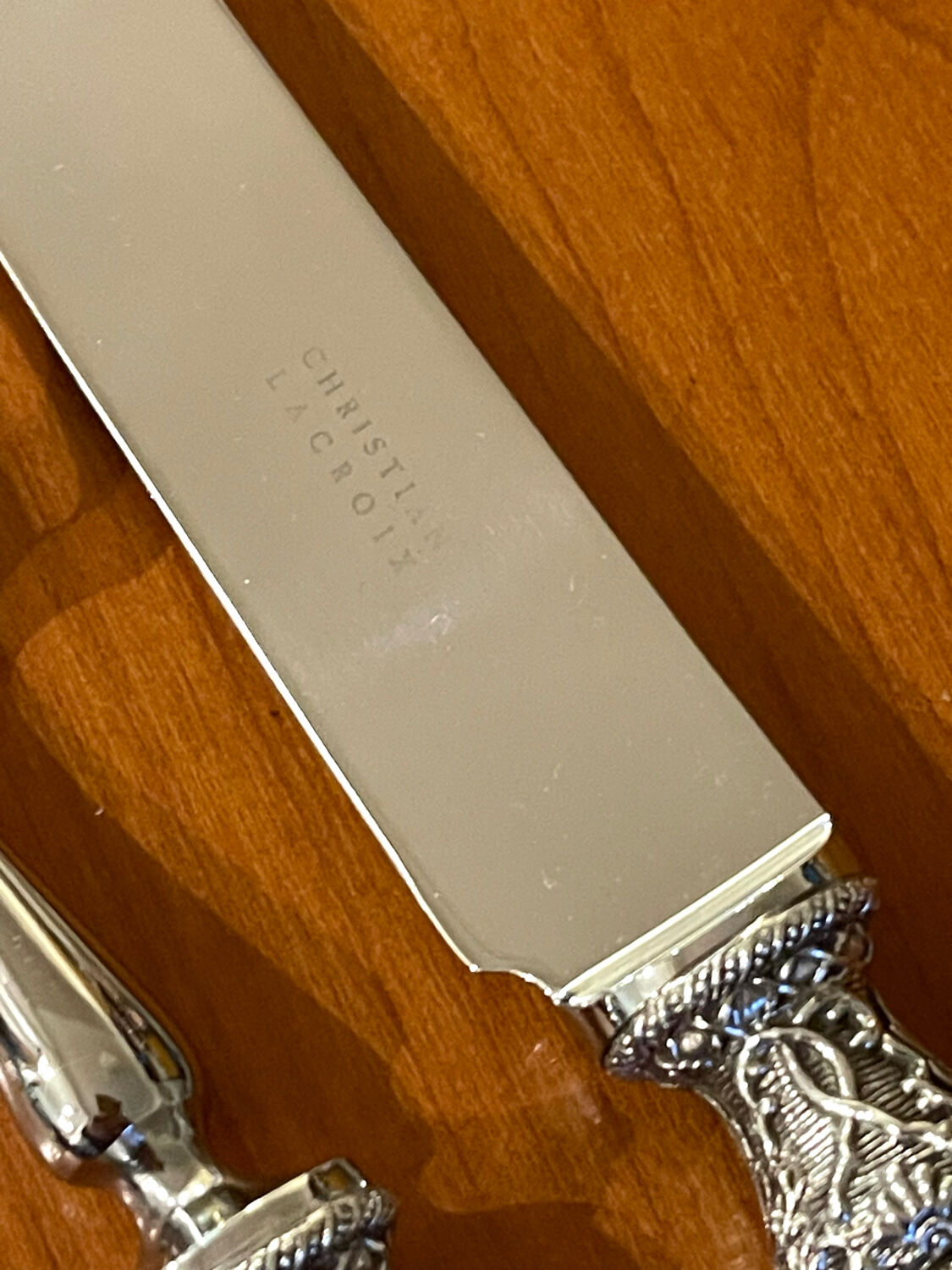 Christofle and Christian Lacroix, service cutlery.