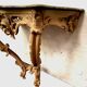 Console de style Louis XV en bois naturel XIX siècle