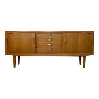 1960s Vintage Minimalistic Teak Sideboard by Bartels