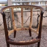 Tonneau armchair "Flamands"