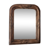 Miroir style Louis Philippe au mercure 58 cm x 46 cm