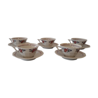 Set of 5 coffee cups