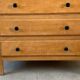Vintage light oak chest of drawers