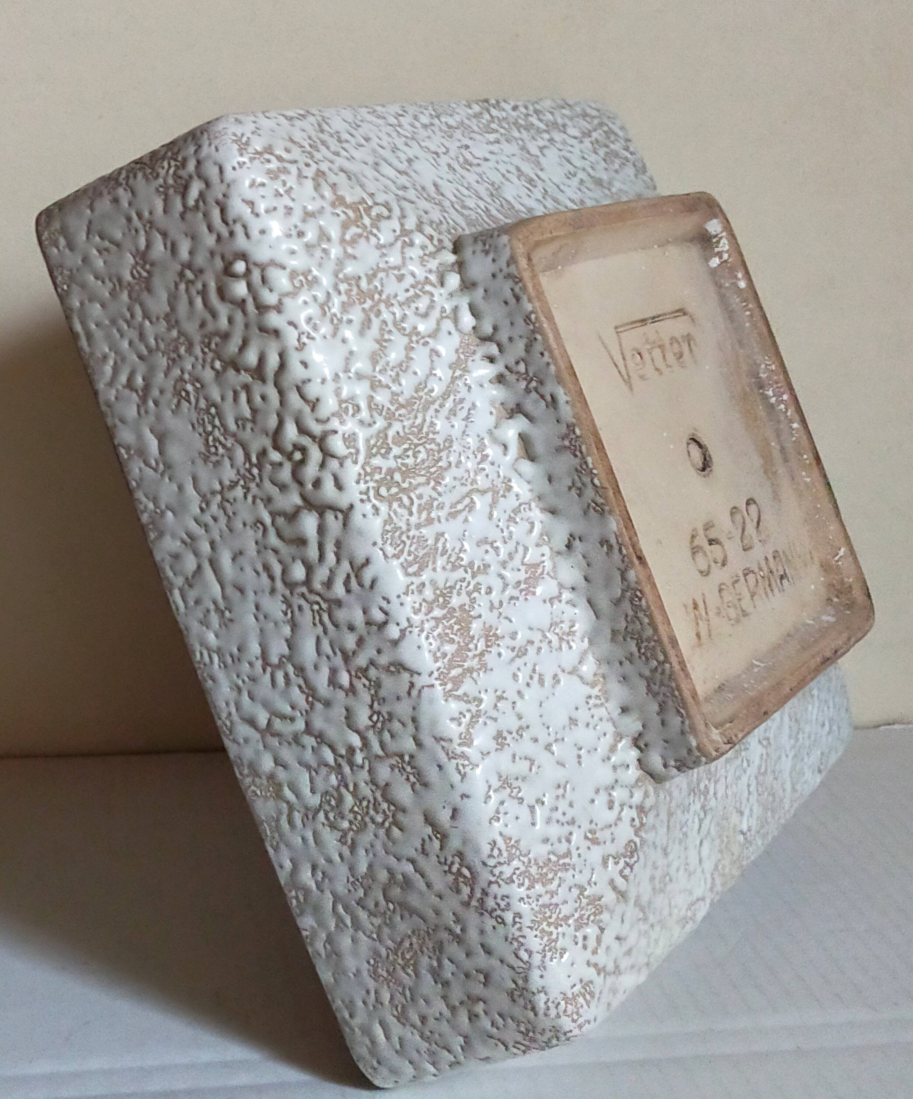 Vetter west-germany ceramic cactus or bonsai pot from the 1950s