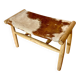 Cowhide stool