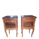 Pair of cherry wood bedside tables - 20th century
