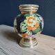 Vintage Ceramic Vase Arte Veneziana, Hand-Painted Flower Decor