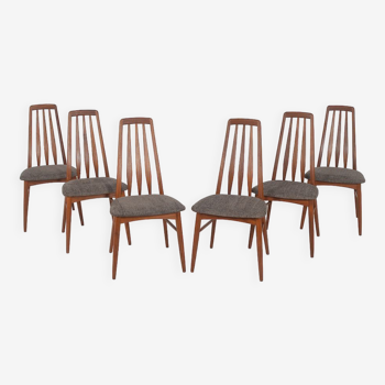 6 chaises 'Eva' conçues par Niels Koefoed, années 1960