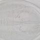 Vintage Glass Seafood Serving Bowl, Plate and Dinner Plates by Ann Warff for Kosta Boda, Sweden, 1970s, Set of 8