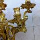 Paire d'appliques murales Louis XV en bronze
