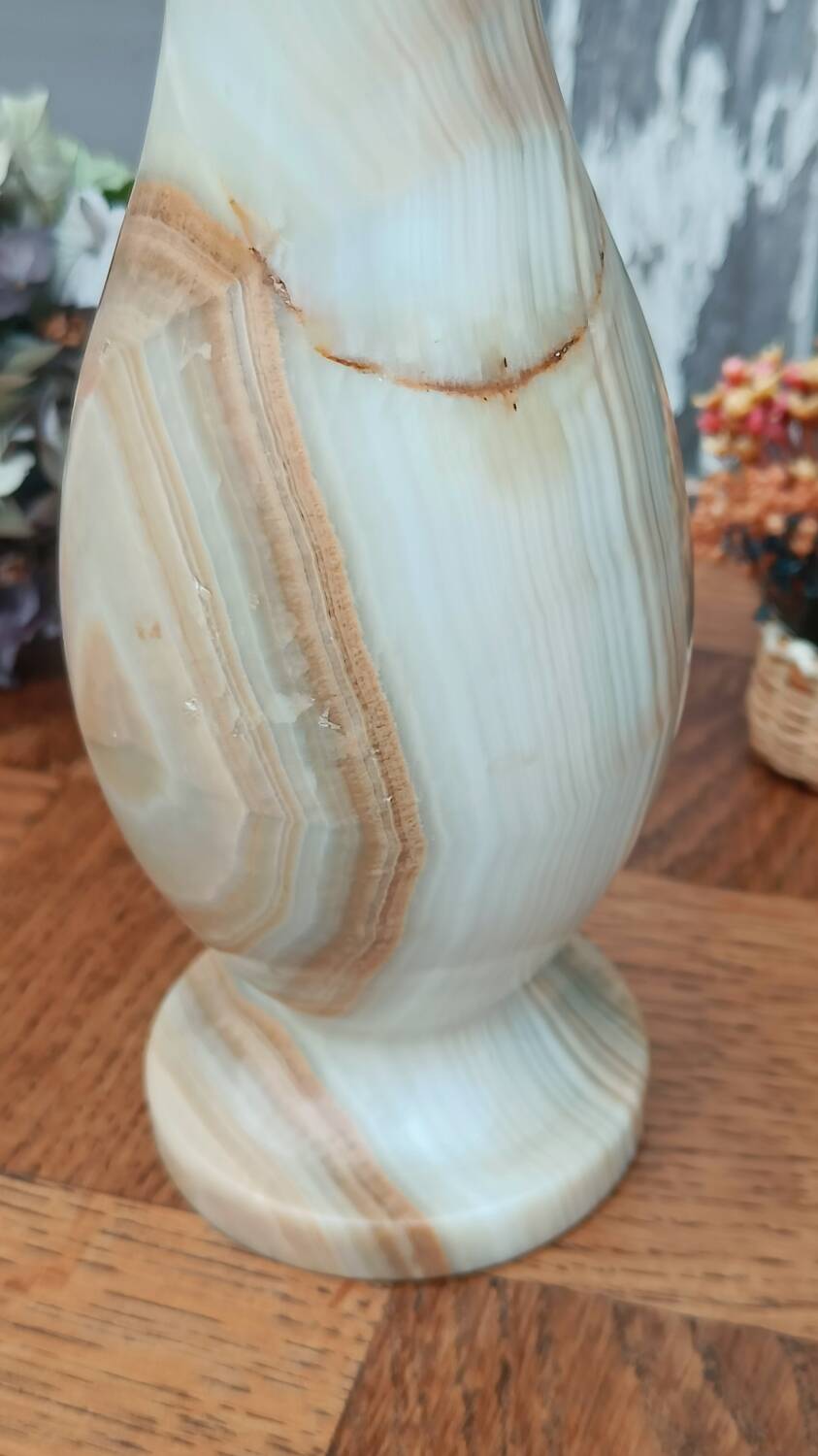 Vintage alabaster vase