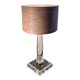 Plexiglass and wood lamp