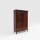 Large Louis XVI French Carved Bridal Wardrobe, ca. 1850
