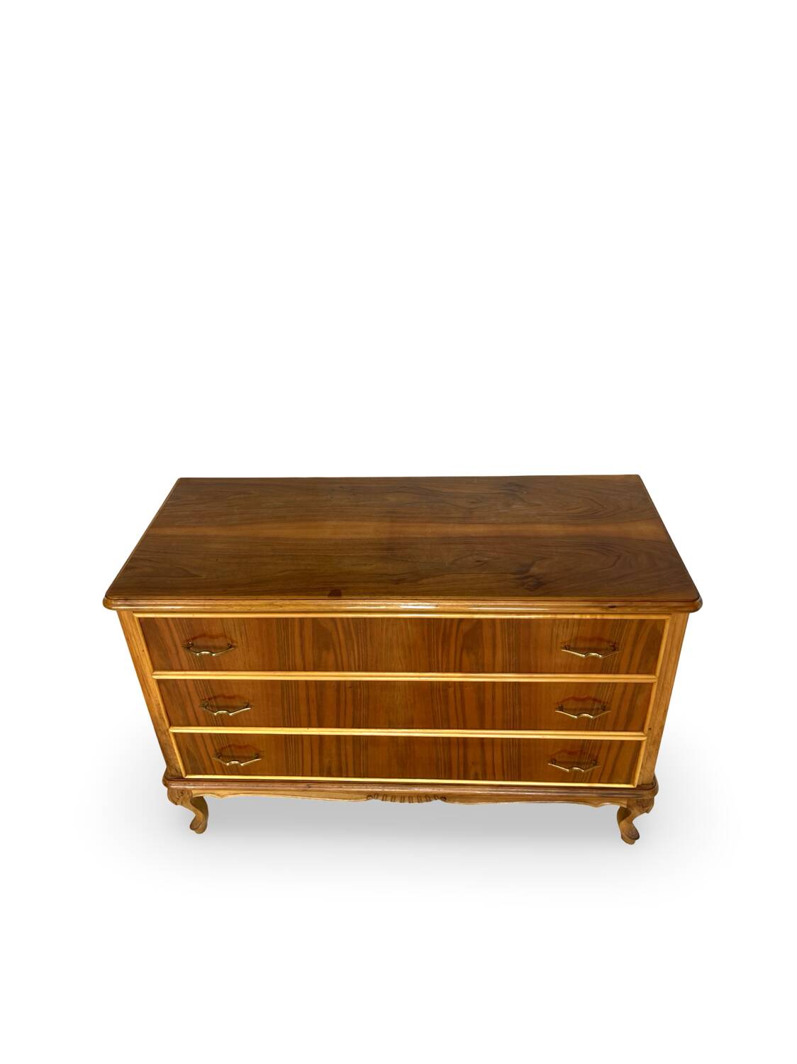 Commode italienne en noyer du milieu du siècle, années 1960.