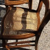 4 chairs Louis Philippe canné