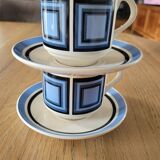 2 vintage cups and saucers