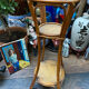 Vintage bamboo plant holder holder